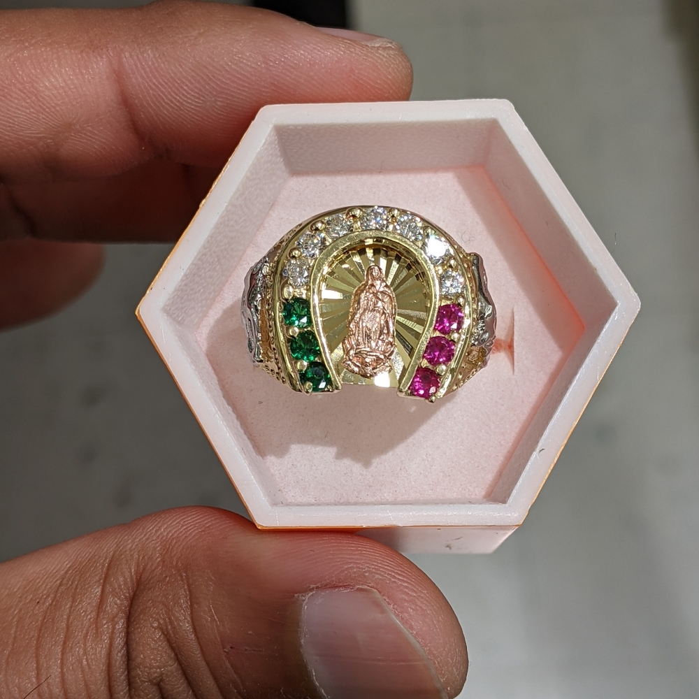 14kt Real Solid Gold Ring For Men - image 5